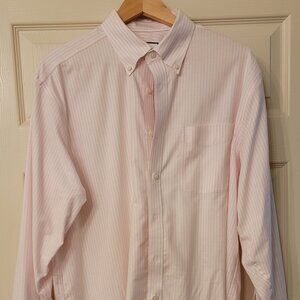 Charles Tyrwhitt Long-Sleeve Button Down - Pink Stripe